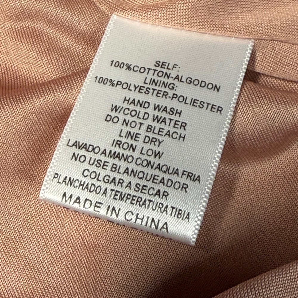 Listicle Textured Tiered Skirt S Dusty Rose Elastic Waist LSET086 - Picture 4 of 5